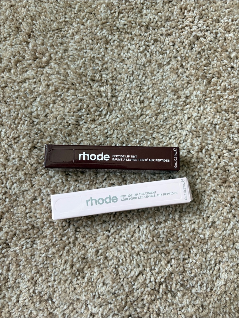 RHODE Peptide Lip Tint & Lip Treatment Duo - espresso and watermelon